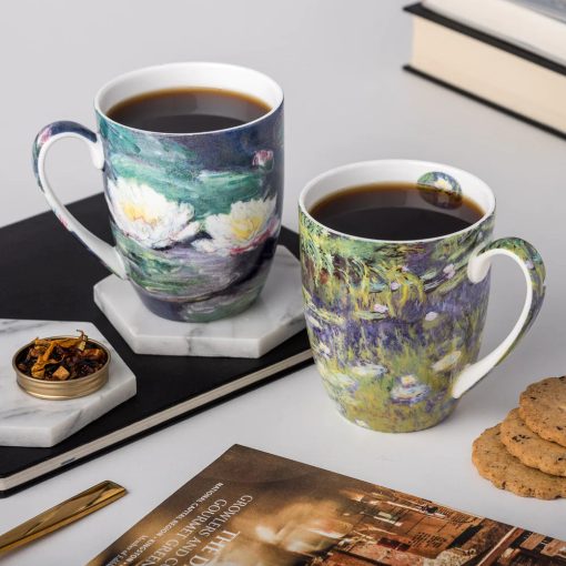 Monet Water Lilies Mug Pair - Image 2