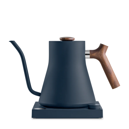 Water Kettle, Variable Temp, Blue/Walnut