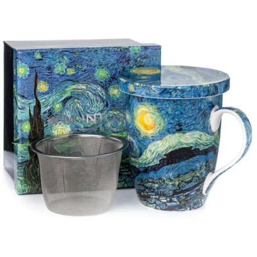 Van Gogh "The Starry Night" Infuser, Mug & Lid