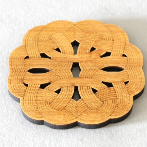 Coaster, Set of 4, Bamboo - Image 2