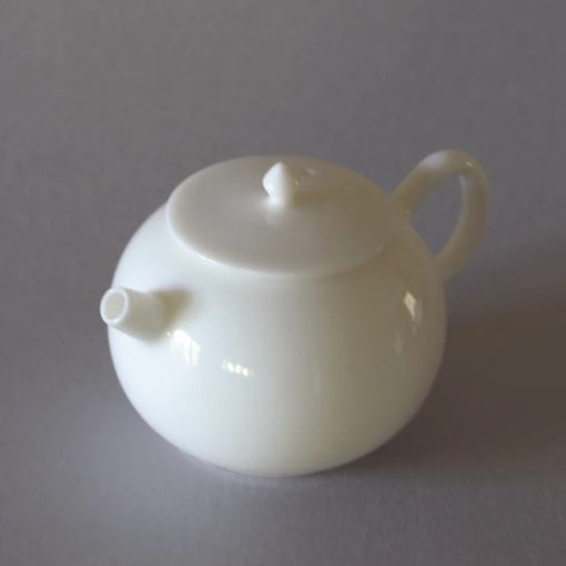 Teapot and 2 Cups, Blanc de Chine Porcelain - Image 2