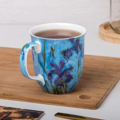 Monet Lilac Irises Java Mug - Image 2