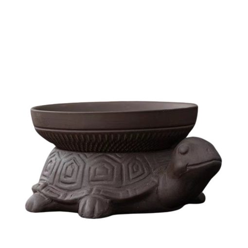 Tea Leaf Strainer, Zisha Turtle Design