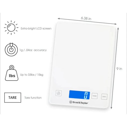 High Capacity Digital Scale, White - Image 2