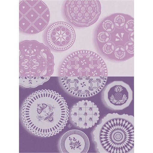 Tea Towel, Earthenware Purple