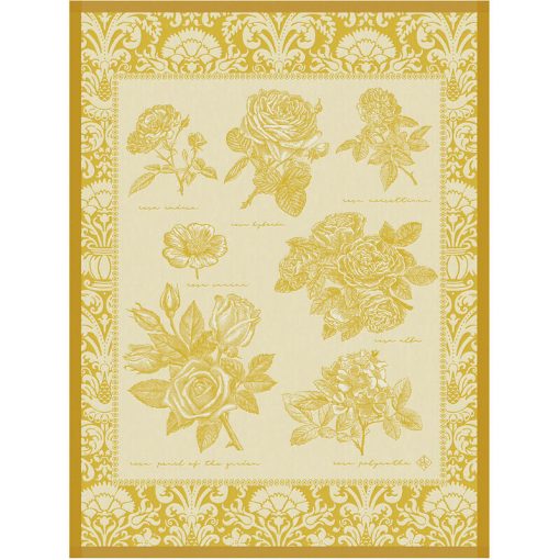 Tea Towel, Garden of Roses Yellow