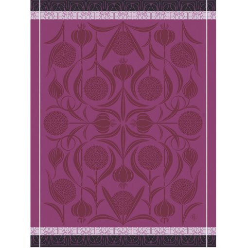 Tea Towel, Garlic Purple