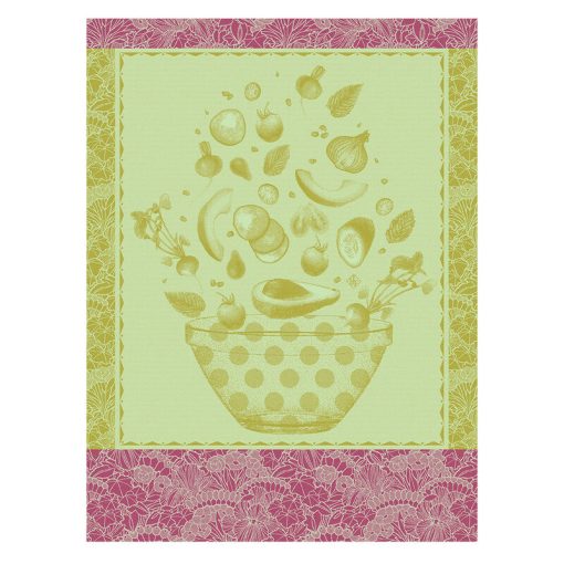 Tea Towel, Salad Bowl Green