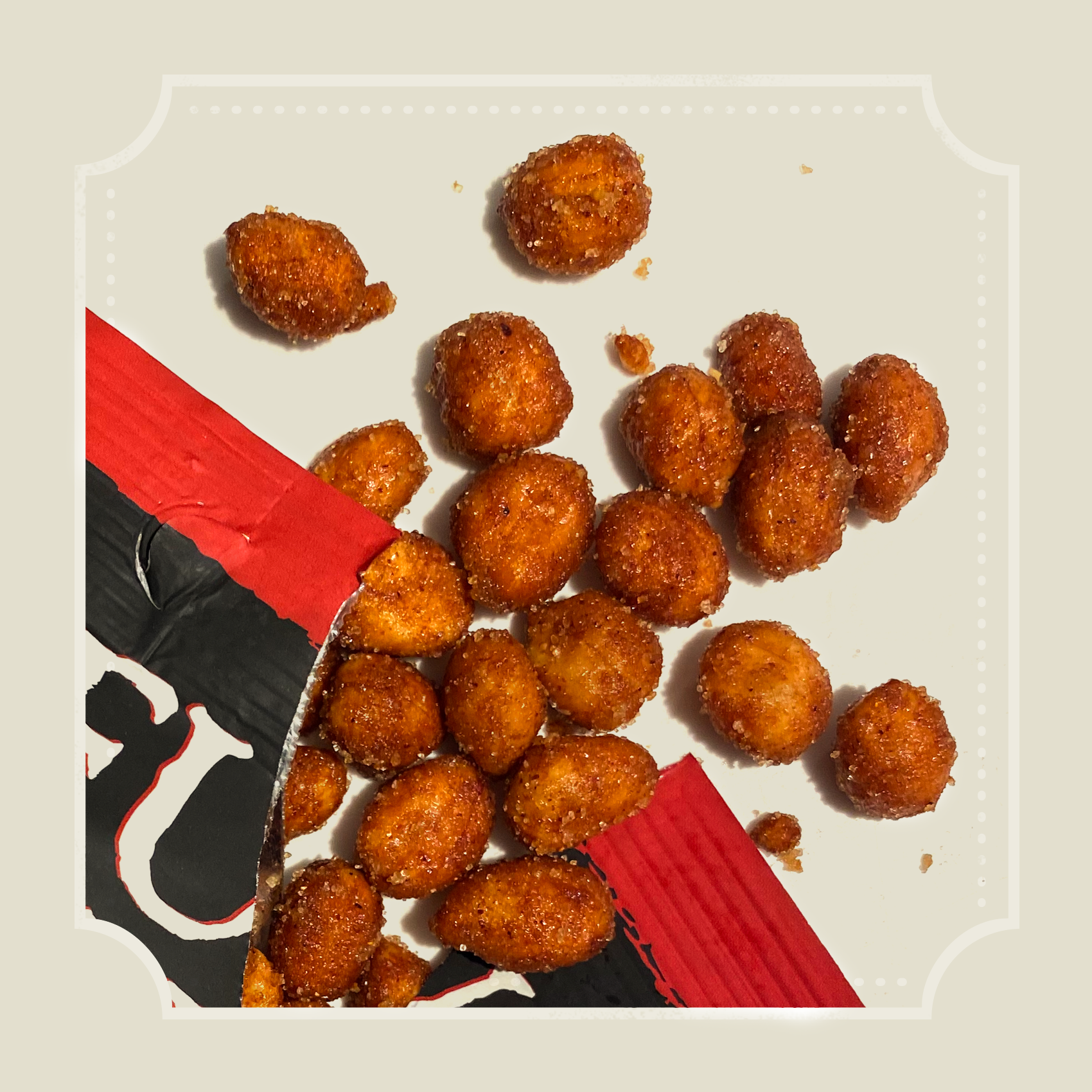 HOT BBQ PEANUTS - 3oz Pouches - WHOLESALE - Image 2
