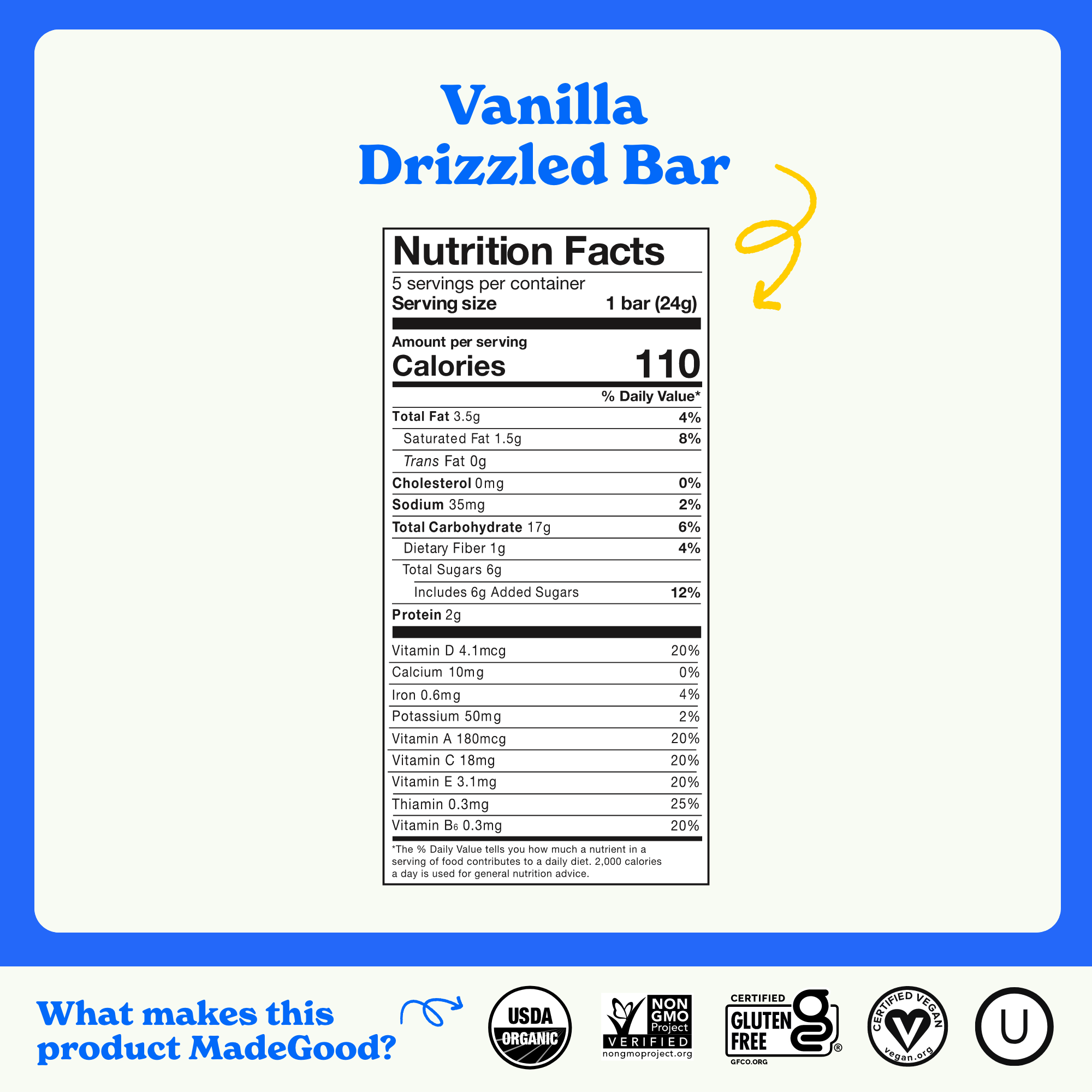 Vanilla Drizzled Granola Bars (30 Count) - Image 6