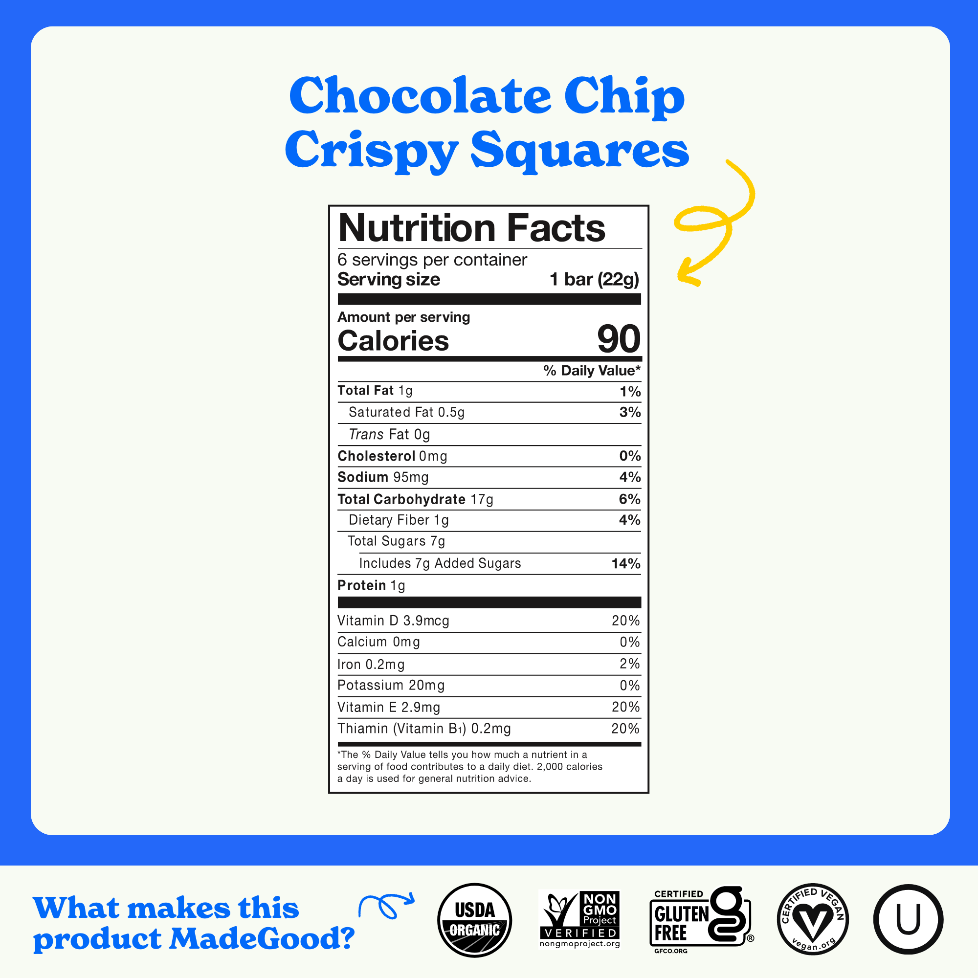 Chocolate Chip Crispy Squares (36 count) - Image 6