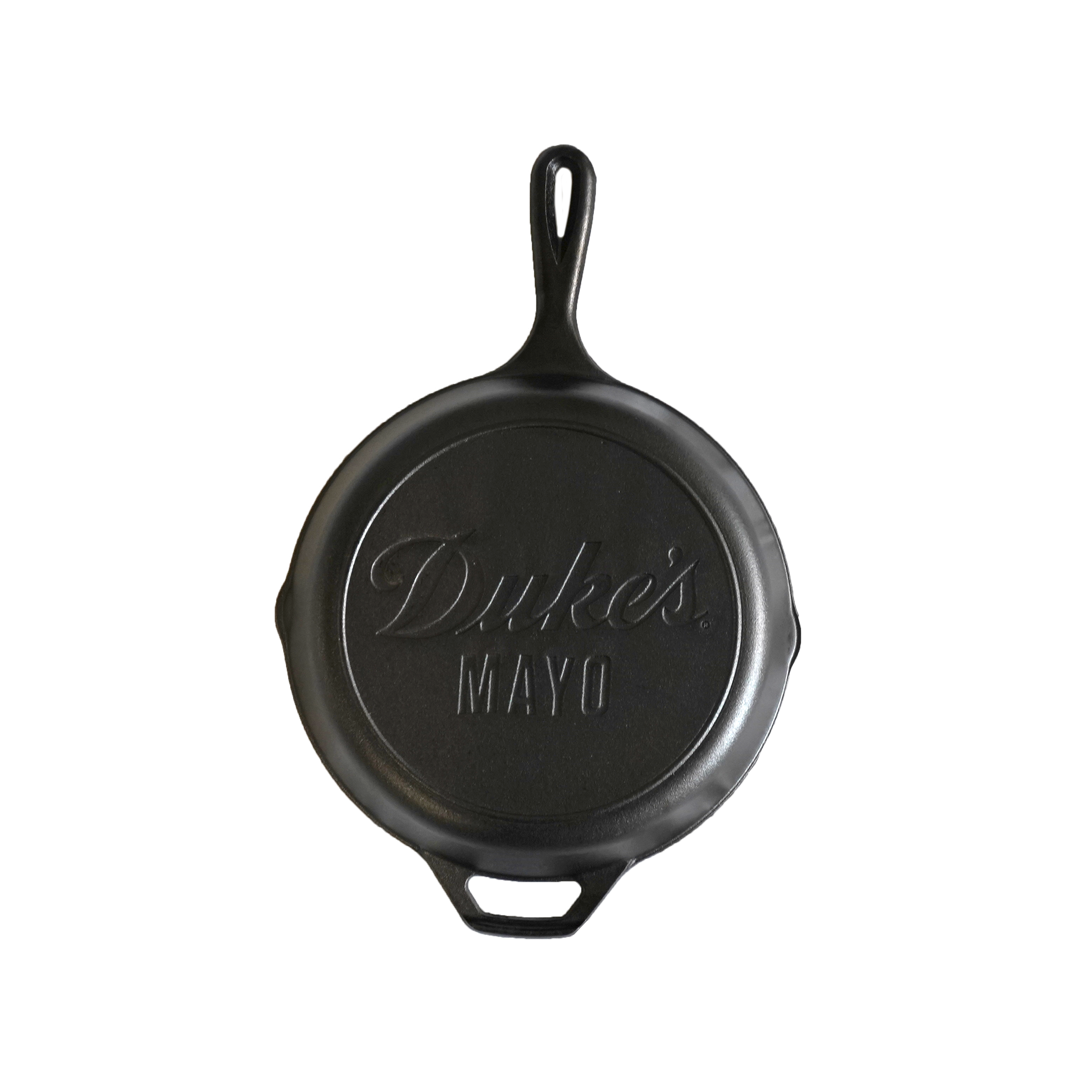 10.25 Inch Seasoned Duke's Mayo x Lodge Cast Iron Skillet - Image 3
