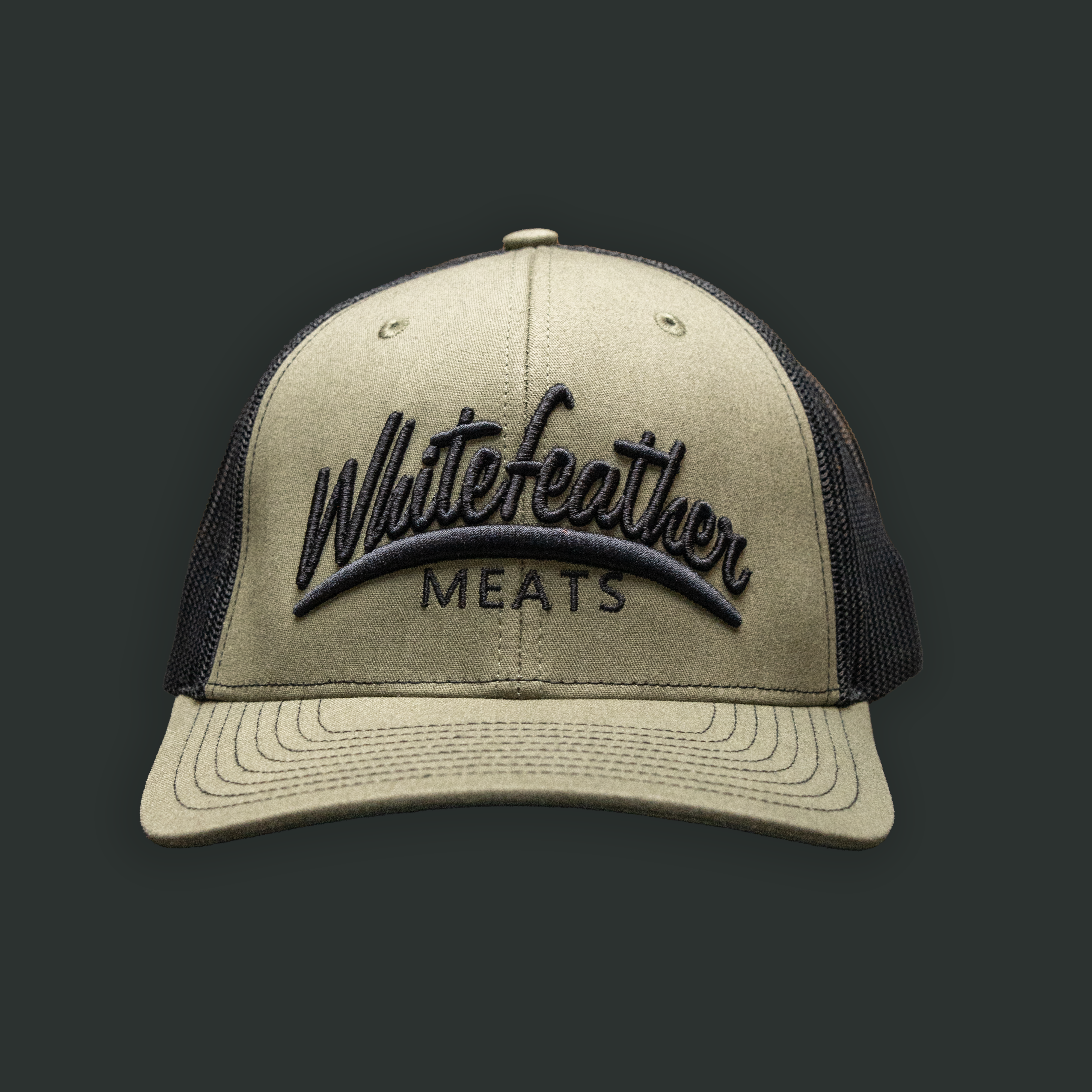 Whitefeather Meats Snap-Back Trucker Hat - Richardson 112 - Image 5