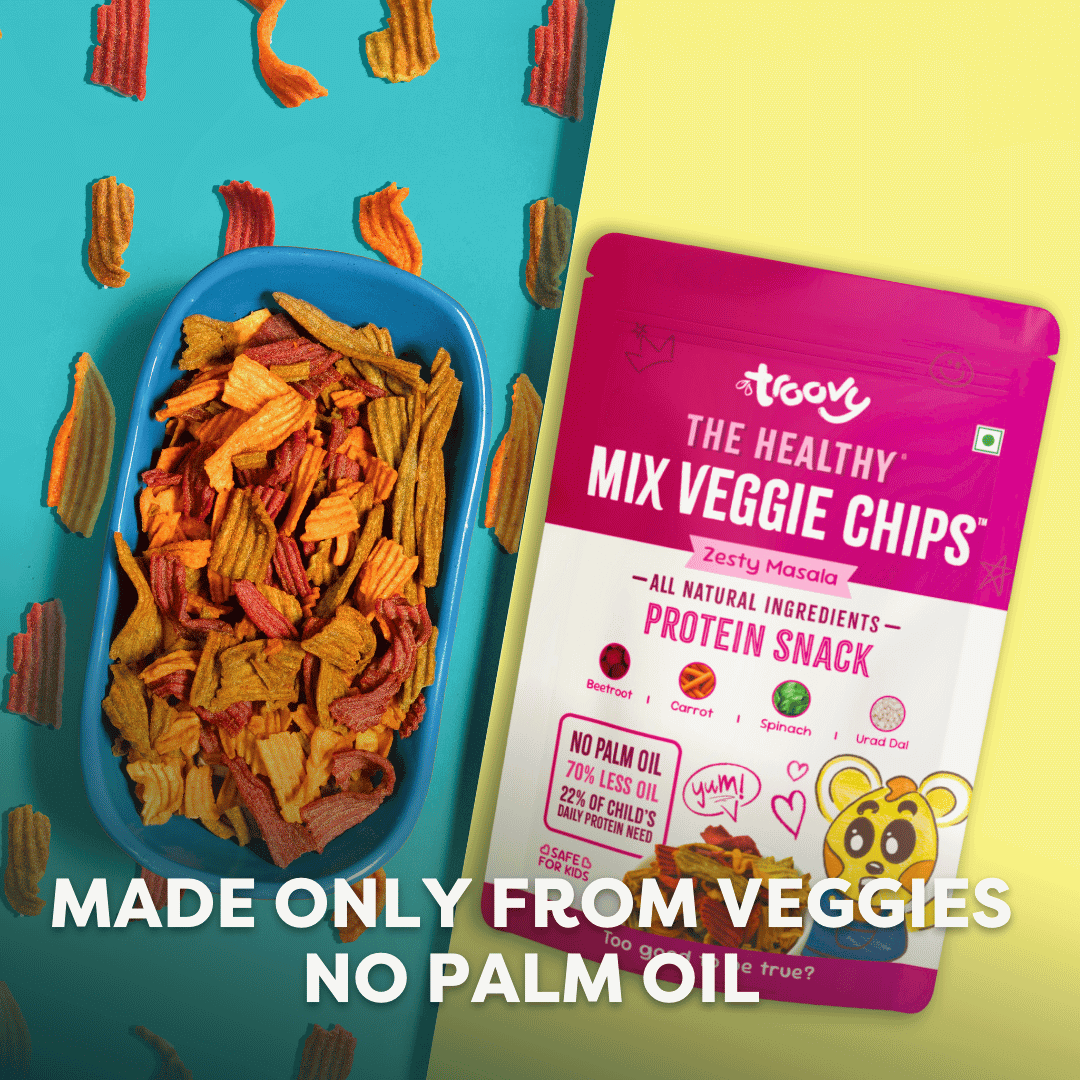 The Healthy Protein Chips- Rainbow of Real Veggies (Pack of Two)