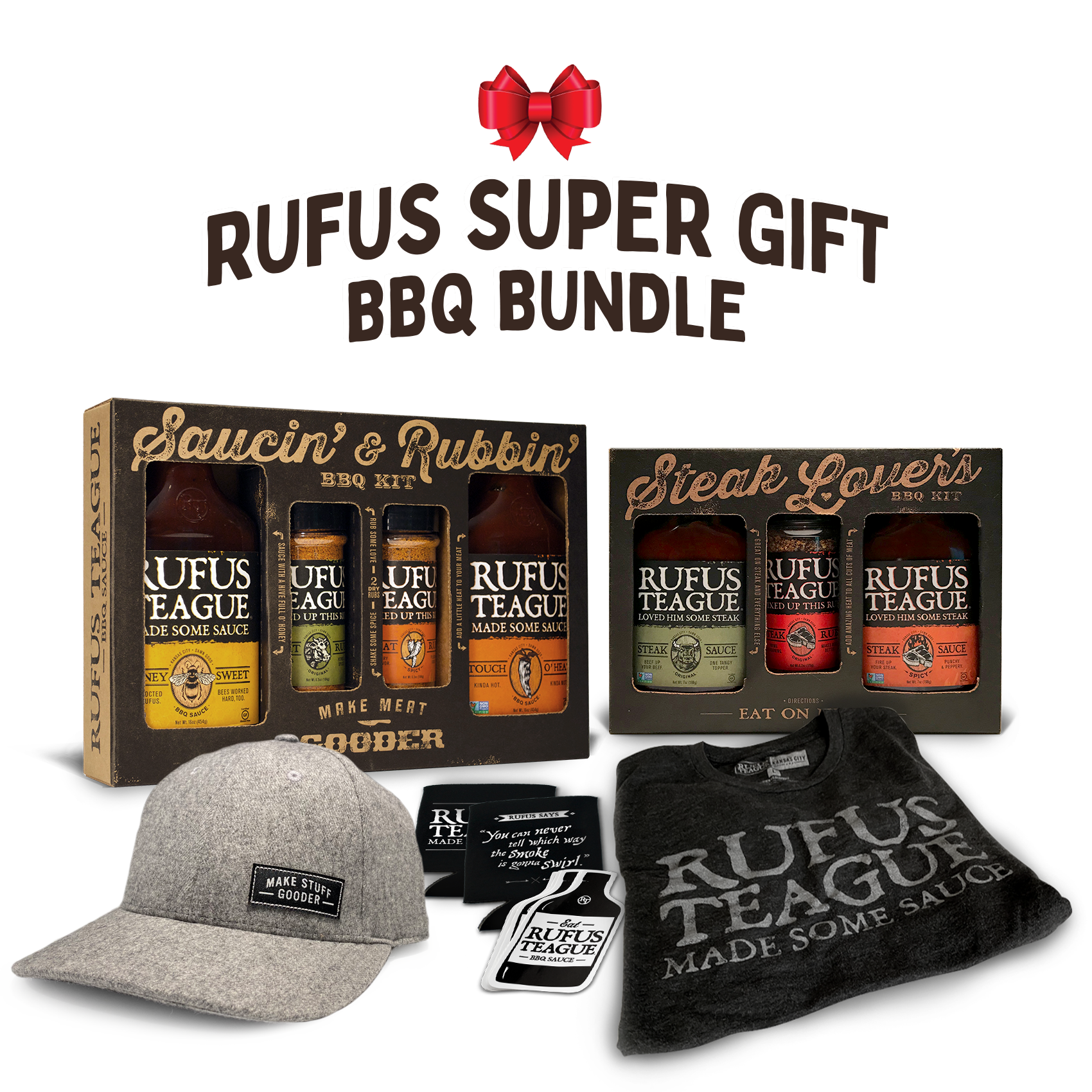 RUFUS SUPER GIFT BBQ BUNDLE - $98 value