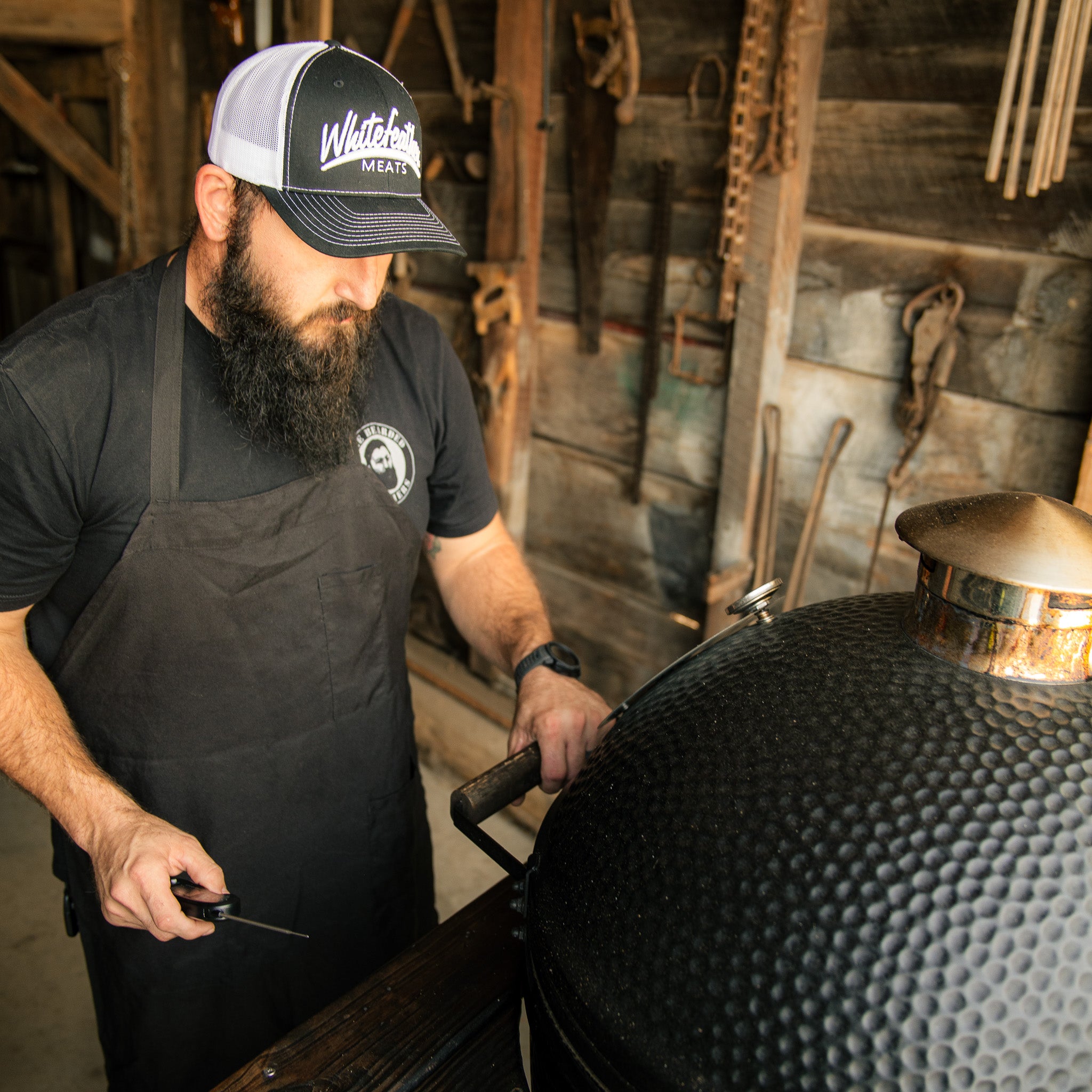 Whitefeather Meats Snap-Back Trucker Hat - Richardson 112 - Image 6