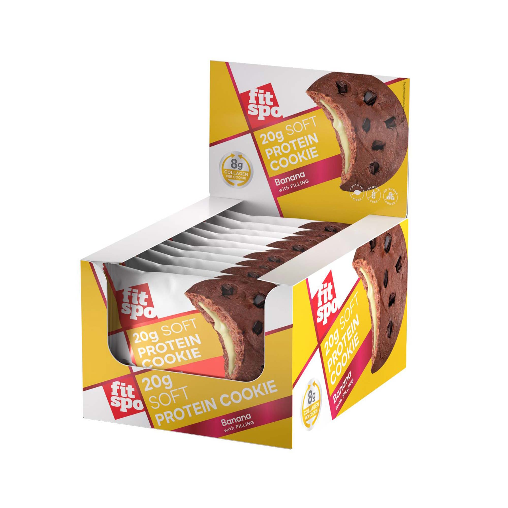 Soft Protein Cookie | with 8g Collagen & No Added Sugar - 10 x 70 grams - Image 6
