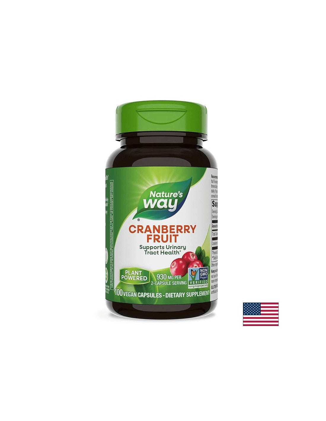 Cranberry Fruit 465 mg - 100 capsules - Image 3