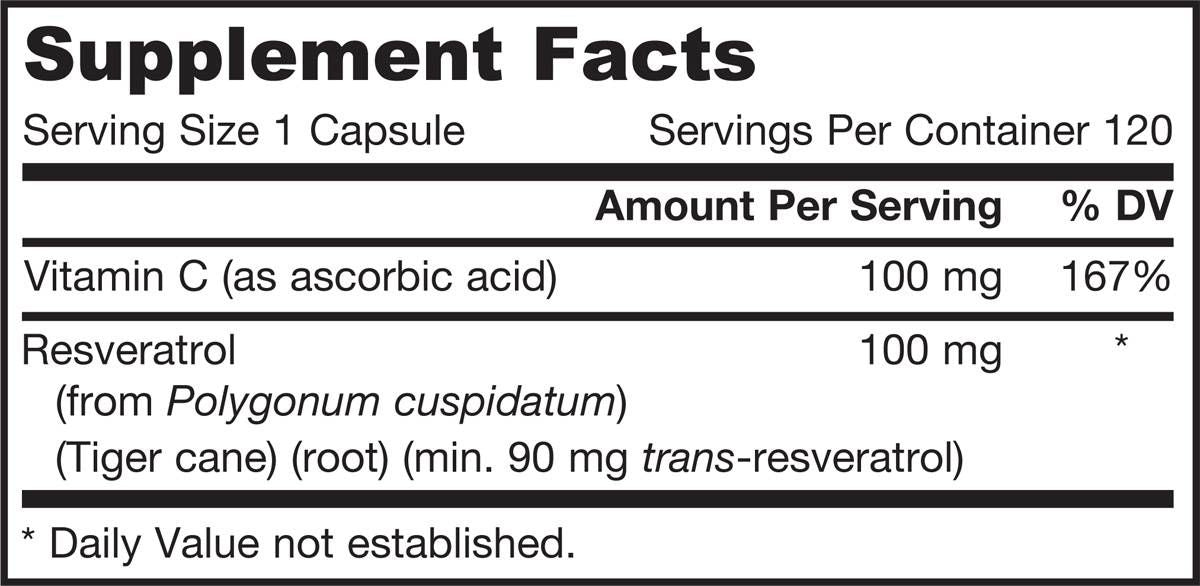 Resveratrol 100 mg - 60 capsules - Image 4